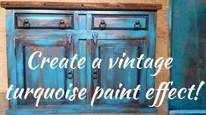 For complete instructions on how to do a color wash i've created this tutorial called a color wash in layered greys … Diy Vintage Turquoise Paint Technique Youtube