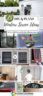 Get free shipping on qualified window screens, tools & accessories or buy online pick up in store today in the doors & windows department. 25 Diy Window Screen Ideas Free Plans