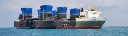 The boka vanguard, a heavy lift vessel owned by dutch offshore giant boskalis, is preparing to load a floating production, storage and offloading (fpso) unit. Boskalis 2020 First Quarter Above Expectations Heavy Lift News