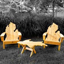 Complete Set Mad Chairs Michigan Decor Adirondack Chairs Chair