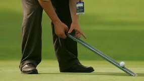Image result for how to use a stimpmeter in golf