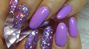 Manicurists spoke with allure writer sara tan about how to remove acrylics without damaging the. Its All Lilac Acrylic Nails Using Madam Glam Polish Youtube