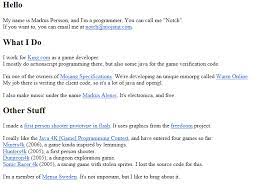 About a month passed until i heard from my informant again. Markus Persson Das Offizielle Minecraft Wiki