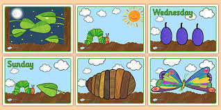 Download, print, and circle all the words you can find! Very Hungry Caterpillar Story Sequencing Cards