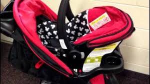 Review Disney Baby Amble Quad Travel System Baby Carrier Car Seat And Stroller Youtube