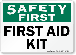 First aid signs & emergency signage. First Aid Kit Signs First Aid Kit Inside Signs And Labels