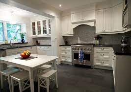 For lower cabinet colors, i've seen the more popular grays and blues, but canary yellow, mint green, and dark purple base cabinets have also. 15 Cool Kitchen Designs With Gray Floors