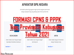 Photo by biro pbj setda prov bali on january 04, 2021. Formasi Cpns Pppk 2021 Tiap Provinsi Kabupaten Sinau Thewe Com