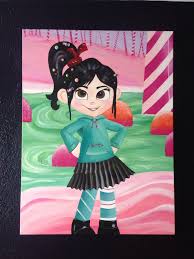 Vanellope From Wreck It Ralph Painting By Erica Shea Disney Paintings Painting Art