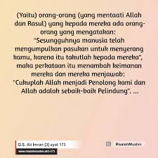 Check spelling or type a new query. Surah Ali Imran Ayat 173 Qs 3 173 Tafsir Alquran Surah Nomor 3 Ayat 173