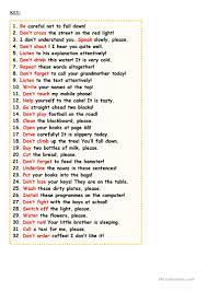 (to do) football in the yard. The Imperative English Esl Worksheets For Distance Learning And Physical Classrooms
