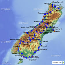 aɔˈtɛaɾɔa) ist ein geographisch isolierter inselstaat im südlichen pazifik. Sudinsel Neuseeland Von Labrador1 Landkarte Fur Neuseeland