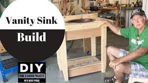 This type of plywood is sold in big 4'x8′ sheets, and we have the guys at home depot rip it down into smaller boards to fit in the car. Rustic Bath Vanity Build Youtube