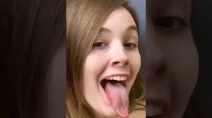 😍Evie flaunts her Long Upturned Nose with Pink Nostrils & Amazing Eyes,  Her Long Tongue