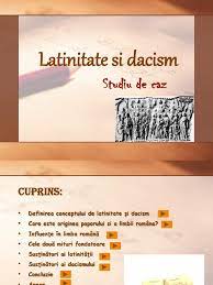 Se refera la flora si fauna. Www Referat Ro Latinitate Si Dacism Studiu De Caz