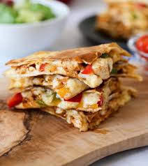 How many calories in chicken with vegetables? Chicken Fajita Quesadillas Little Sunny Kitchen