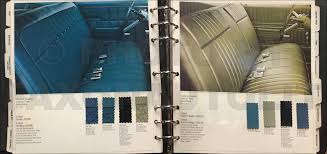 1968 Pontiac Color Upholstery Dealer Album Original