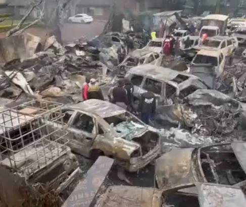 Over 50 vehicles destroyed in Kilimani garage fire The blaze broke out at the garage during the night, prompting an emergency response from the Nairobi County Disaster Management Centre. https://uzalendonews.co.ke/over-50-vehicles-destroyed-in-kilimani ...