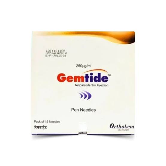 Teriparatide 250mcg Injection Gemtide | Rizochem Pharmaceutical