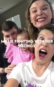 Millie fighting with her siblings 😭||part one||#milliebobbybrown #fypp  #siblings #milliebobbybrownfamily #zyxcba #milliebobbybrown