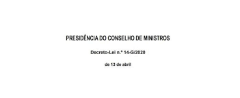 Contextual translation of decreto lei into english. Decreto Lei N Âº 14 G 2020 Direcao Geral Da Educacao
