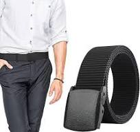 Q&Q ESSENTIALS Mens Plastic Buckle Belt. Ideal Nylon Hiking ...