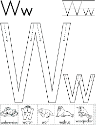 Letter W Worksheet Alphabet Preschool Preschool Letters Letter W Worksheets