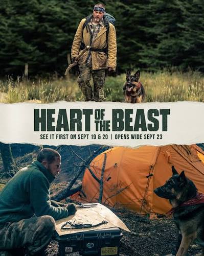 A review of 'Heart Of The Beast' with Brad Pitt as ex-military thrust into survival mode with his loyal ex-Army dog in the Alaskan wilderness. Read more below.