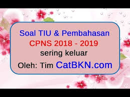 Soal Cpns Yang Sering Keluar