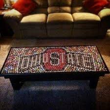 diy bottle cap table bottle cap table ohio state crafts beer cap crafts