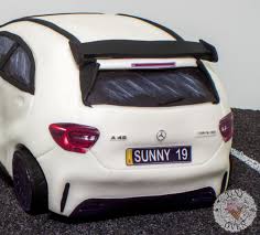Mercedes A45 Amg Cake Rear View By Www Tinyoven Com Au Mercedes A45 Amg Mercedes A45 A45 Amg