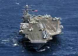 Sailors man the rails as the aircraft carrier uss theodore roosevelt (cvn 71) returns to naval air station. Uss Theodore Roosevelt Cvn 71 2008 2009 Deployment