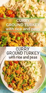 Curry Ground Turkey With Rice And Peas Family Food On The Table Recipe In 2020 Ground Turkey Recipes Healthy Healthy Turkey Recipes Ground Turkey Recipes Easy