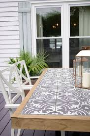 diy tile tabletop seeking lavender lane