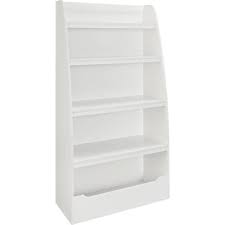 Exclusively designed for us by mark daniels, it features a walnut and white contrasting finish and a contemporary modern design. Kids Dixie 4 Shelf Bookcase White Room Joy Target