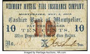 Vermont mutual insurance group® will be financially stable, efficient, and provide exceptional service to our policyholders and our agents. Montpelier Vt Vermont Mutual Fire Insurance Company At Bank Of Lot 22180 Heritage Auctions