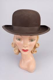 Bowler derby hat