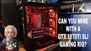 One may want to buy used asic mining hardware on ebay because you can. Can You Mine With A Gtx 1070ti Sli Gaming Rig Youtube