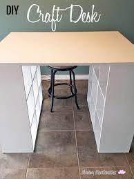 It's ideal for the occasional diy projects and. Diy Craft Desk Craft Table Diy Craft Tables With Storage Craft Room Tables