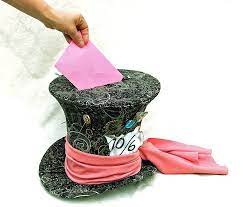 Full Sized Mad Hatter Card Holder By Tinytophats On Deviantart Mad Hatter Wedding Alice In Wonderland Wedding Theme Alice In Wonderland Wedding