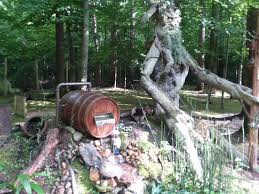 Ent Man With His Whiskey Barrel Waterfall Jakyle8701 Flickr Com Whiskey Barrel Ponds Backyard Backyard