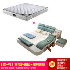 smart massage tatami bed fabric bed 1 8 meters double bed modern simple multifunctional wedding bed master bed buytome com tatami bed fabric bed modern bed