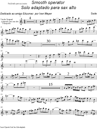Smooth Solo Sax Alto Adaptado 648