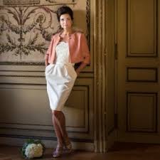 Weißes kleid mit spitze und pailletten nackt zurück. Brautkleid Kurz Friske Lubcke
