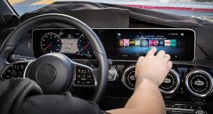 New Mercedes Mbux Infotainment System Detailed At Ces 63 Pics Video Carscoops Infotainment New Mercedes Infotainment System