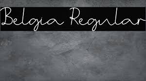Book it online and avoid queueing in stations. Belgia Regular Schriftart Ffonts Net