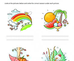 Our fun craft covers spring, summer, fall, and winter seasons to help them learn indoors or outdoors! Writing The Four Seasons