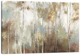 To paint the trees, use a 1/4″ flat brush. Birch Trees Canvas Artwork Icanvas