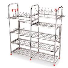 Plus regency 18 gauge stainless steel 12 x 48 solid wall shelf. Stainless Steel Free Standing Ss Kitchen Rack Rs 210 Kg Aayushi Metal Id 20841142212