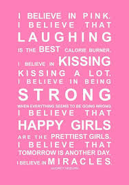 Typography Print Subway Art Audrey Hepburn I Believe In Etsy I Believe In Pink Cute Quotes Believe In Miracles
